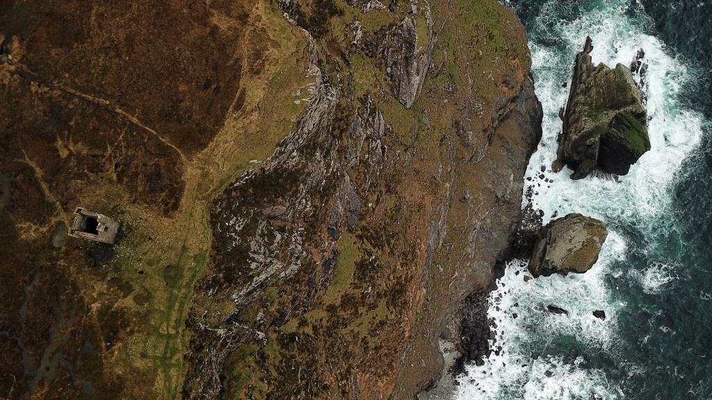 Chaos Stack from above Mullaghtan Head